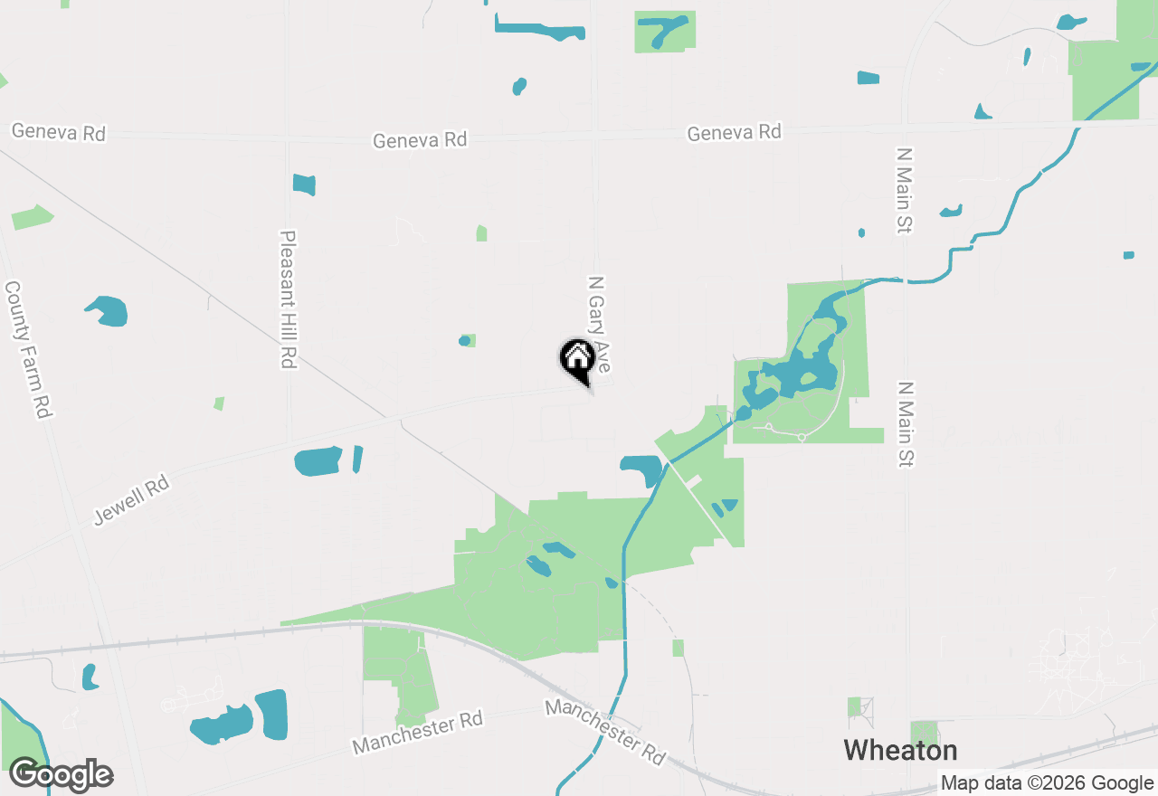 Map of 1039 Oakview Drive, Wheaton, IL 60187