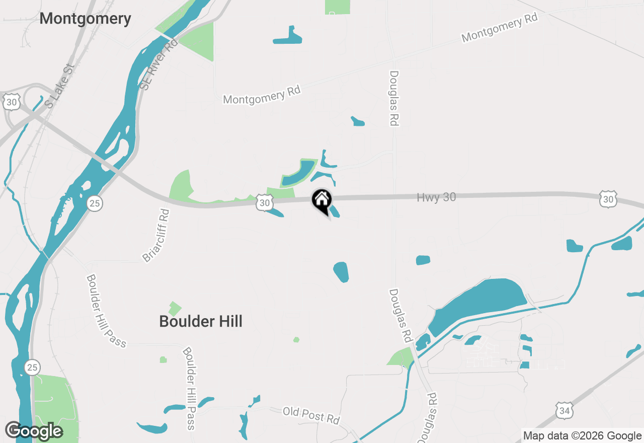 Map of 200 Fernwood Road, Montgomery, IL 60538