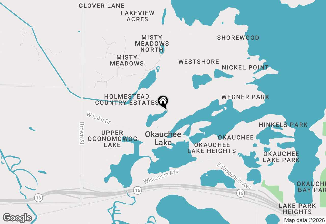 Map of N52W35321 Lighthouse Ln, Oconomowoc, WI 53066