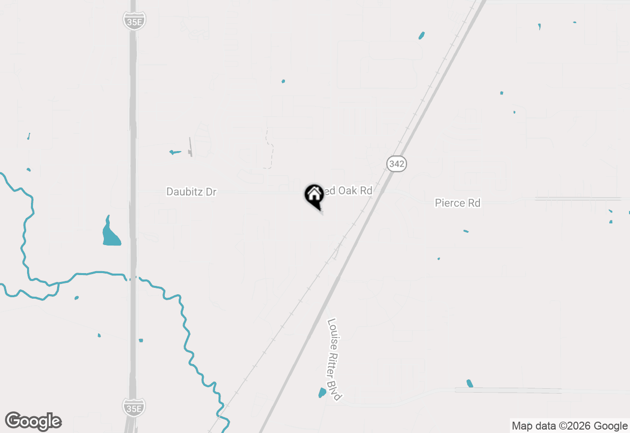 Map of 201 N Lenard Street, Red Oak, TX 75154
