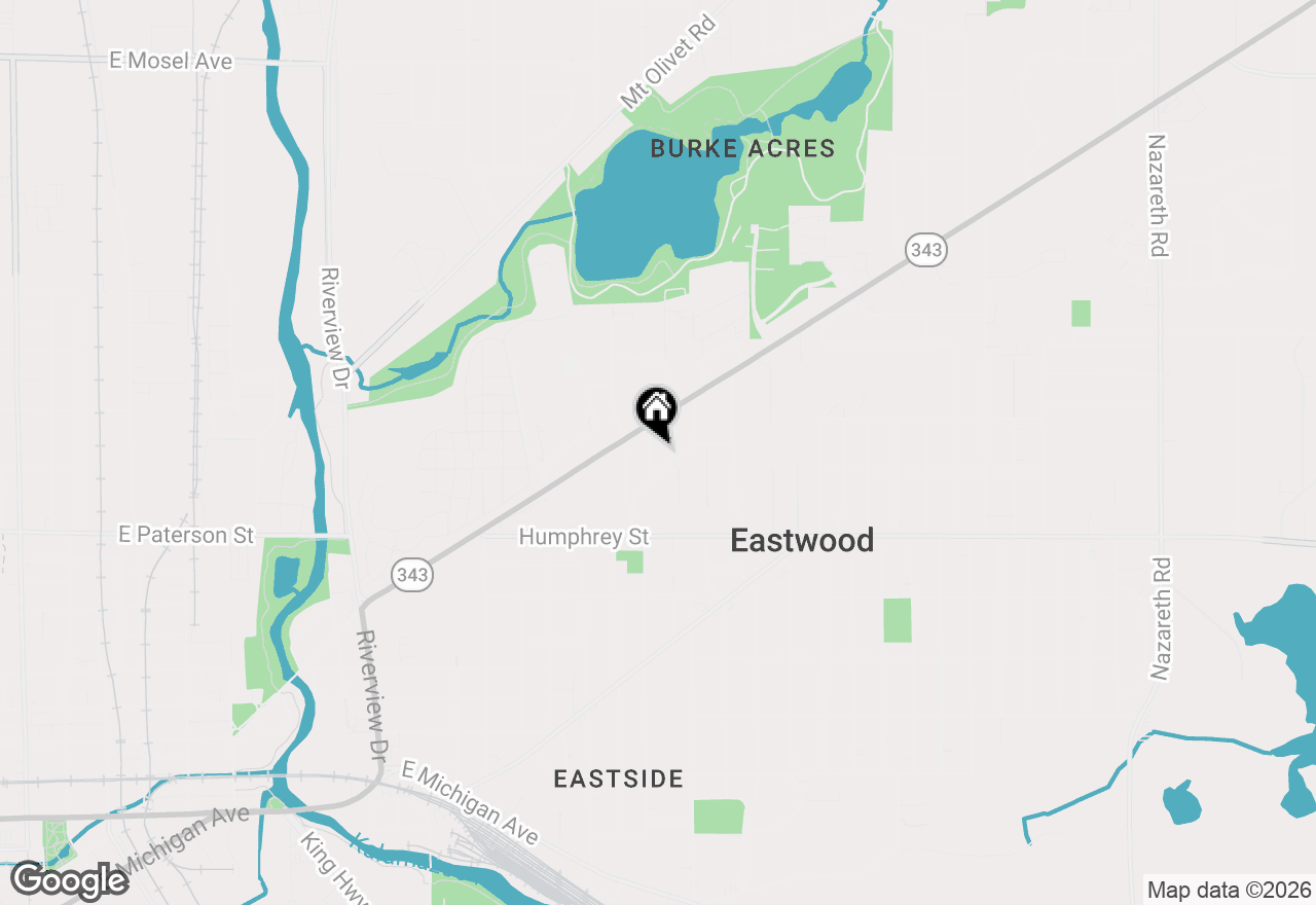 Map of 1420 Trimble Avenue, Kalamazoo, MI 49048