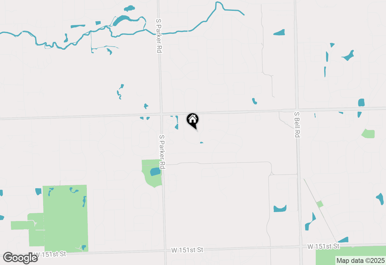 Map of 13338 W Oak Court, Homer Glen, IL 60491