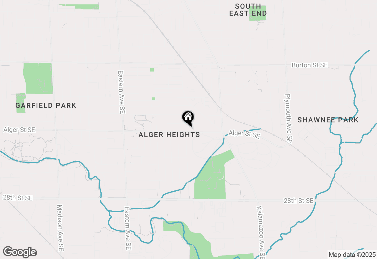 Map of 1163 Alger Street Se, Grand Rapids, MI 49507