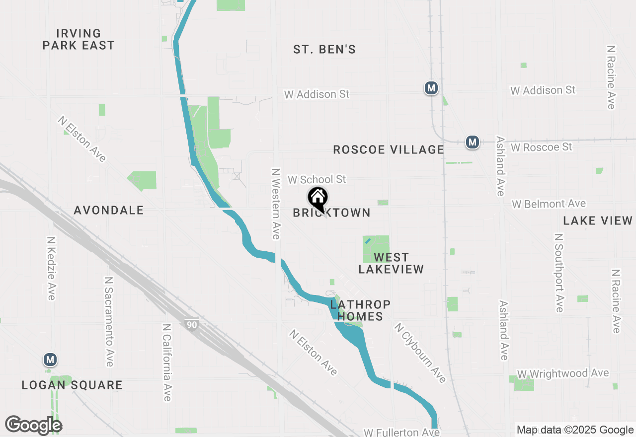 Map of 2234 W Fletcher Street, Chicago, IL 60618