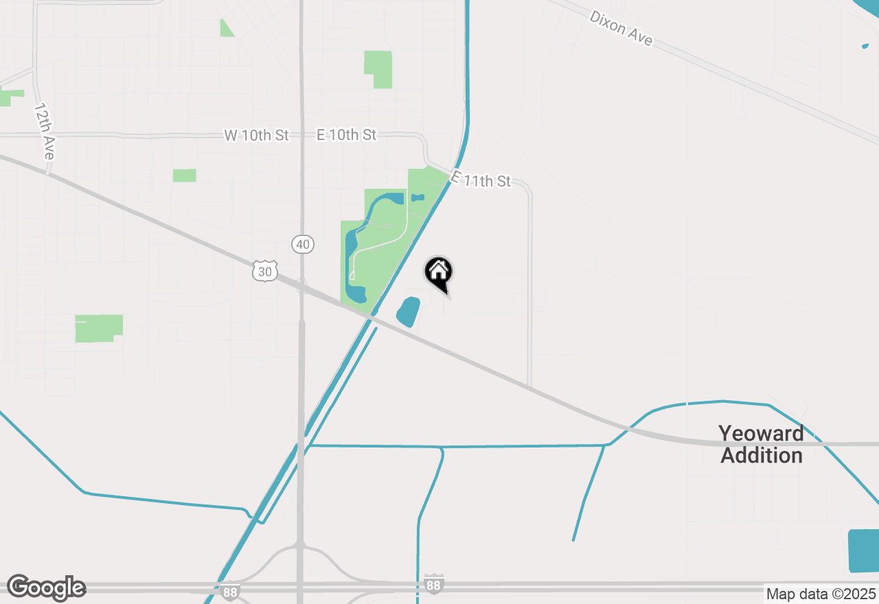Map of 1806 New High Street, Rock Falls, IL 61071
