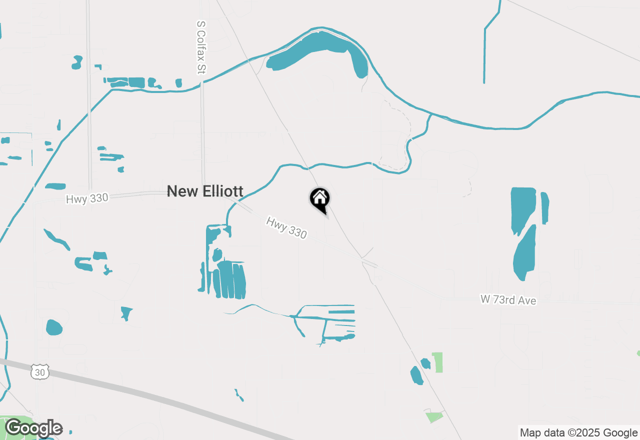 Map of 6950 Tompkins Court, Griffith, IN 46319