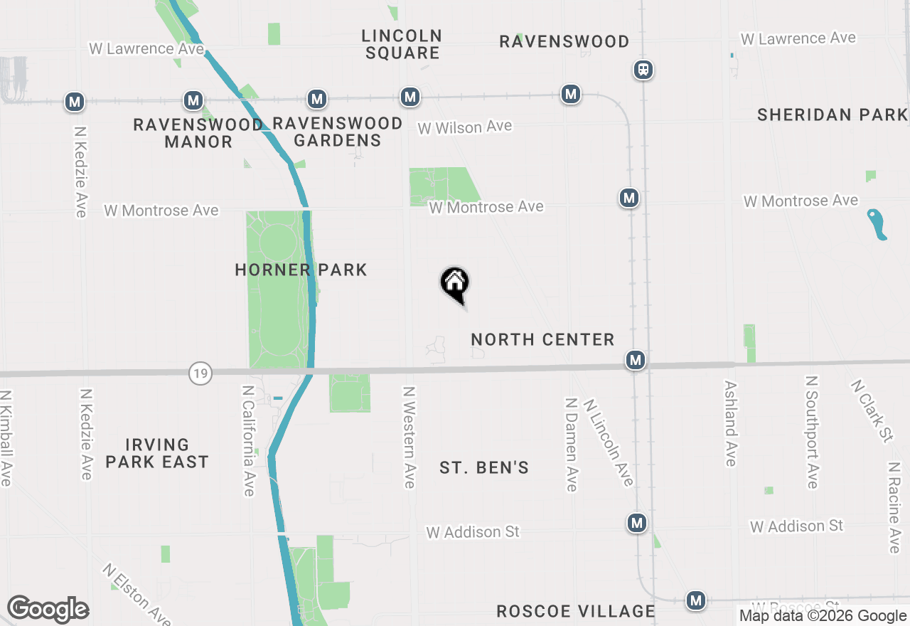 Map of 4123 N Oakley Avenue, Chicago, IL 60618