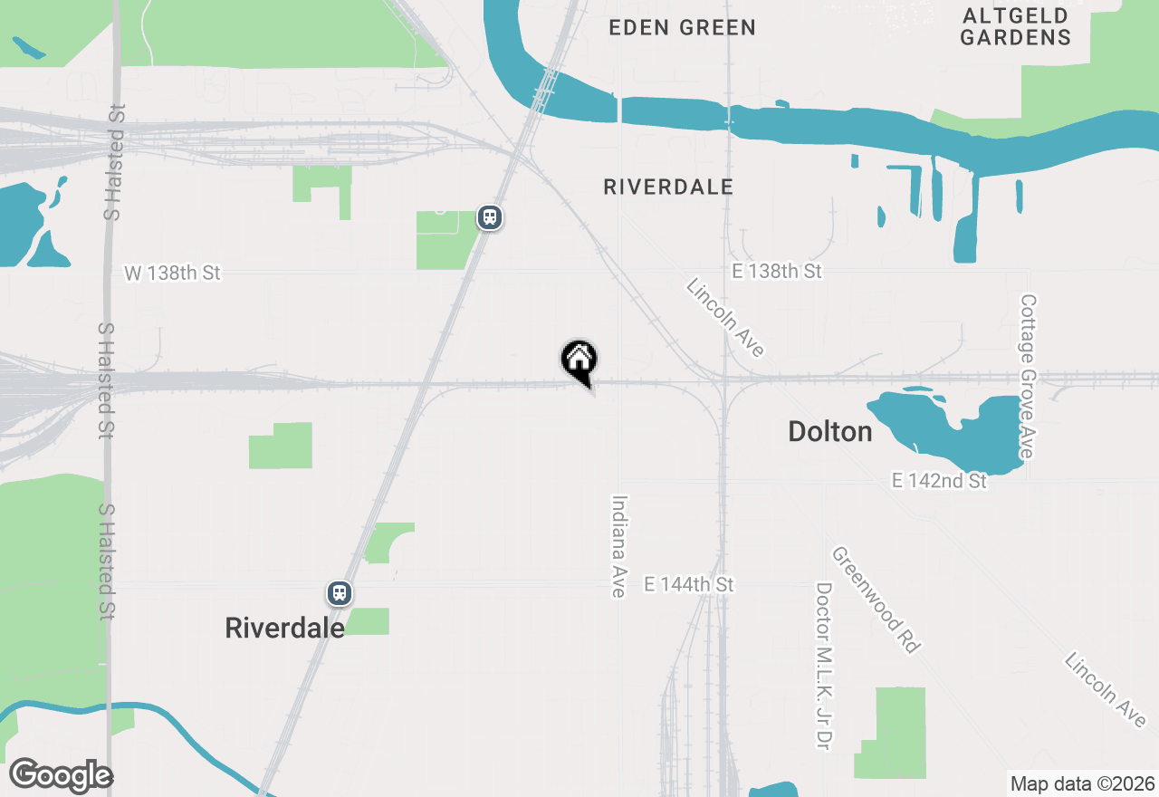 Map of 105 E 140th Court, Riverdale, IL 60827