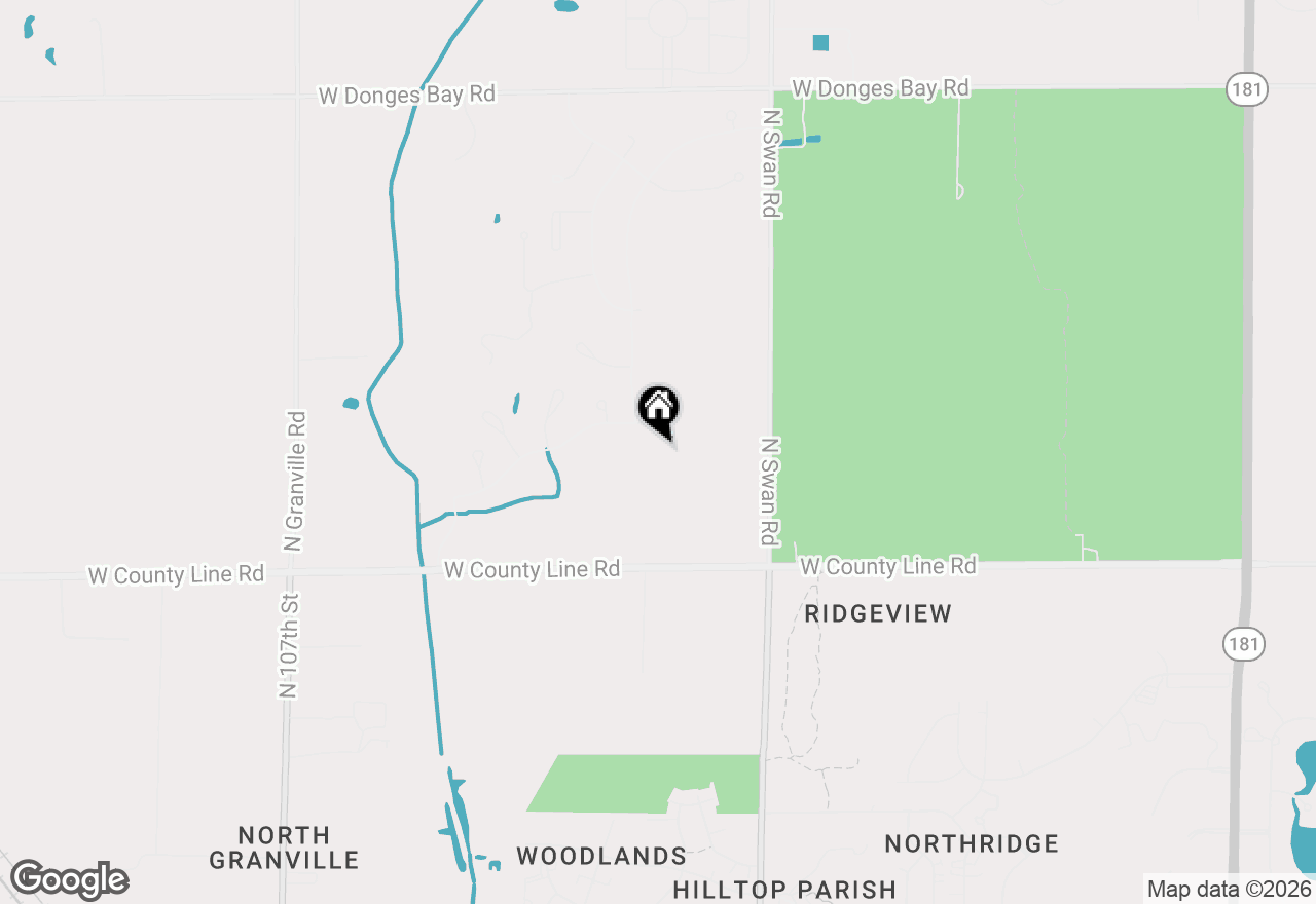 Map of Lt44 Migratory Ln, Mequon, WI 53097