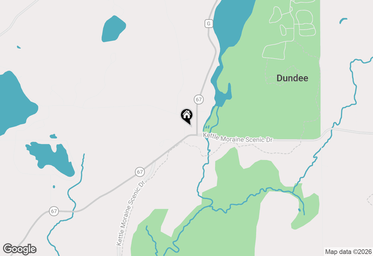 Map of W494 Elm St, Campbellsport, WI 53010