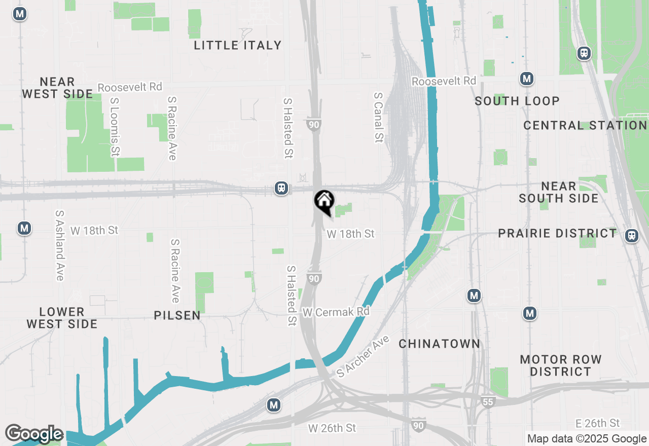 Map of 1727 S Ruble Street, Chicago, IL 60616