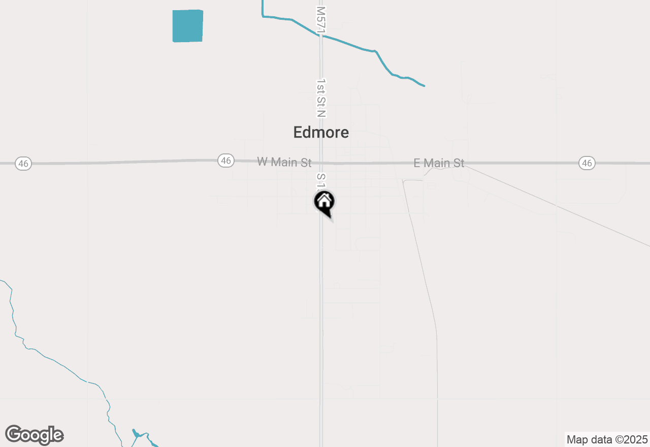 Map of 415 S 1st Street, Edmore, MI 48829