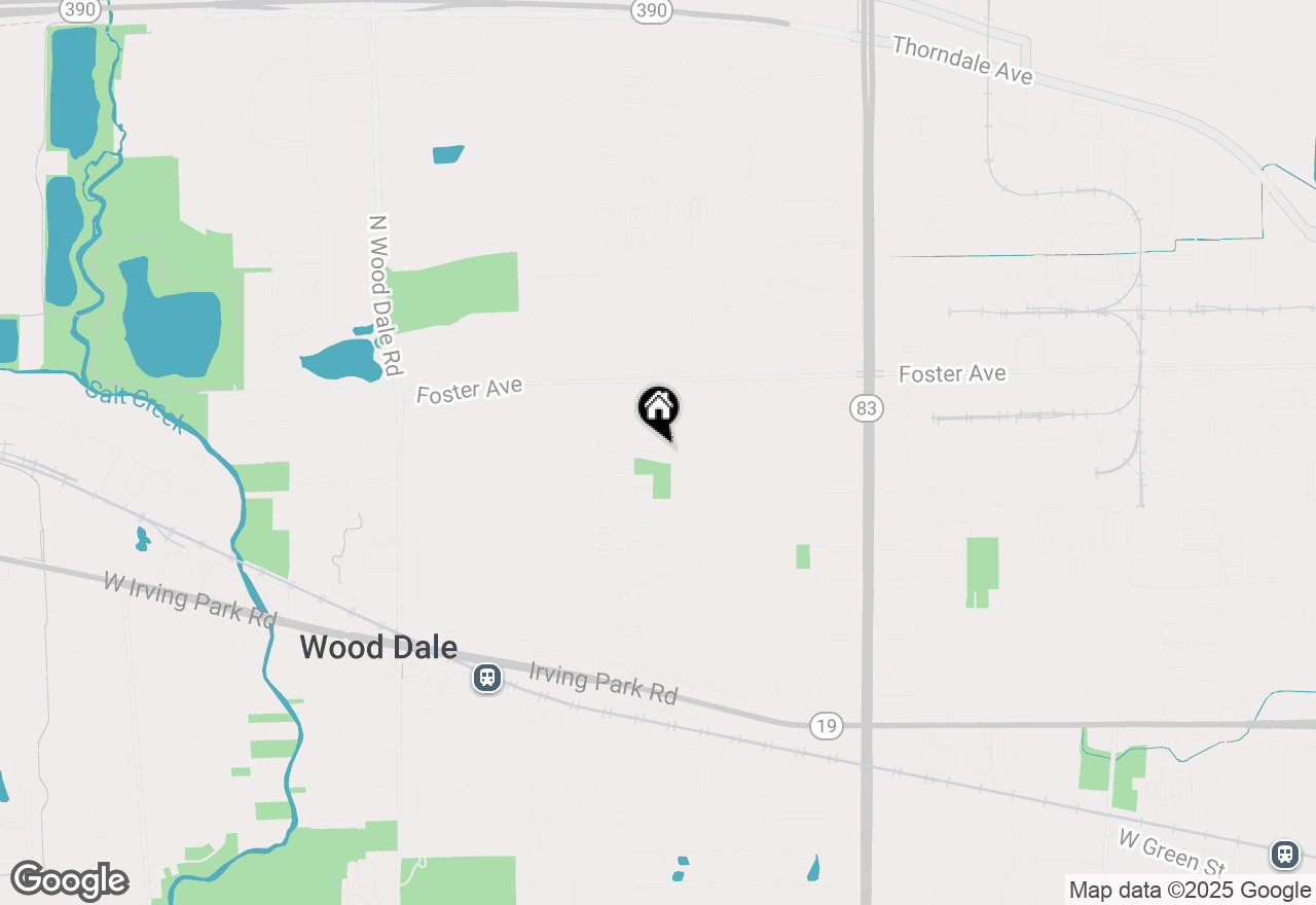 Map of 339 Elmhurst Street, Wood Dale, IL 60191