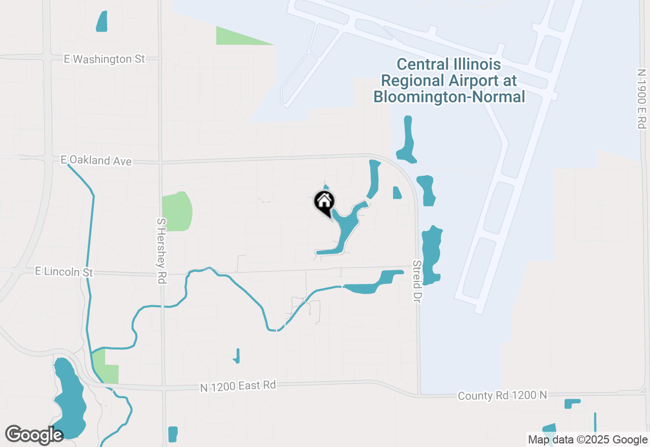 Map of 7 Swan Lake Road, Bloomington, IL 61704