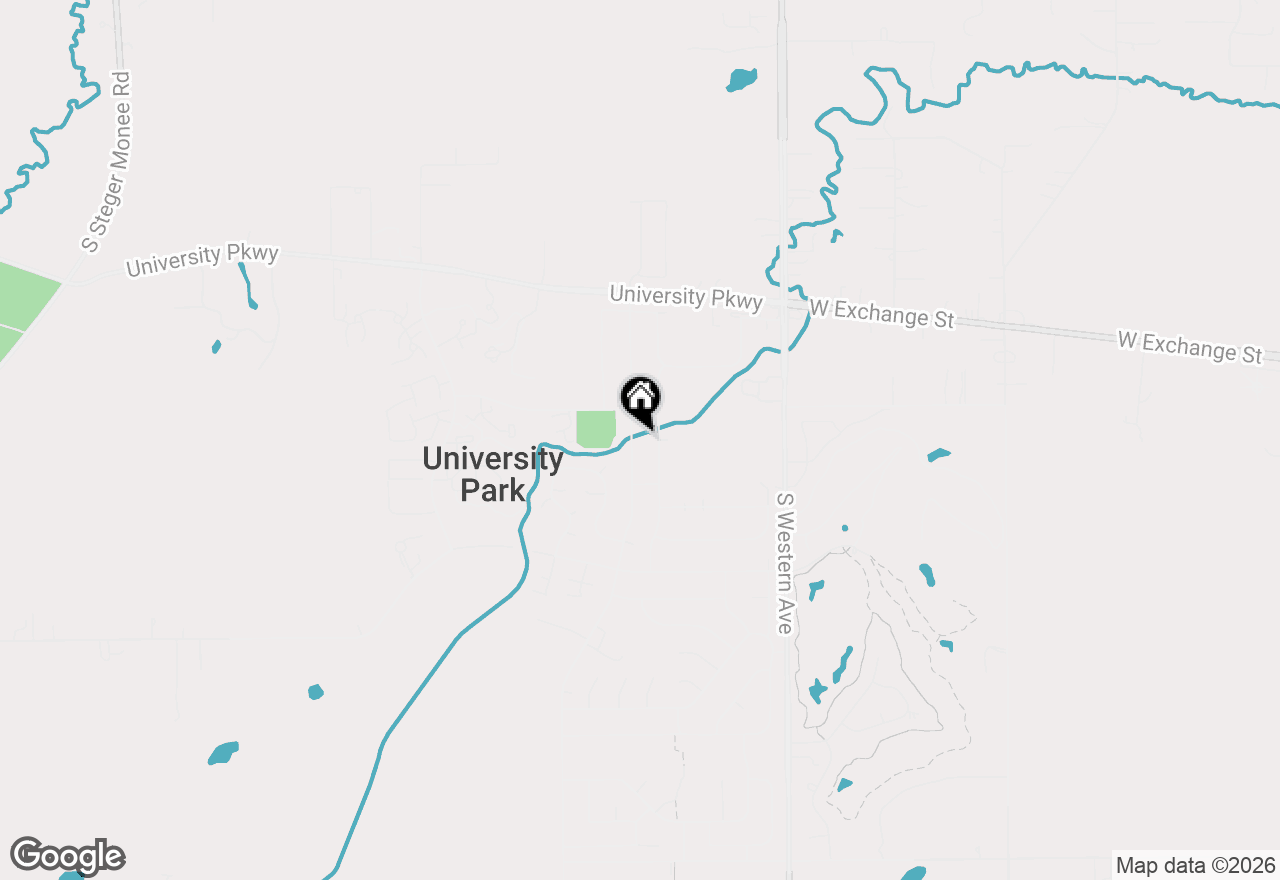 Map of 807 Blackhawk Drive, University Park, IL 60484