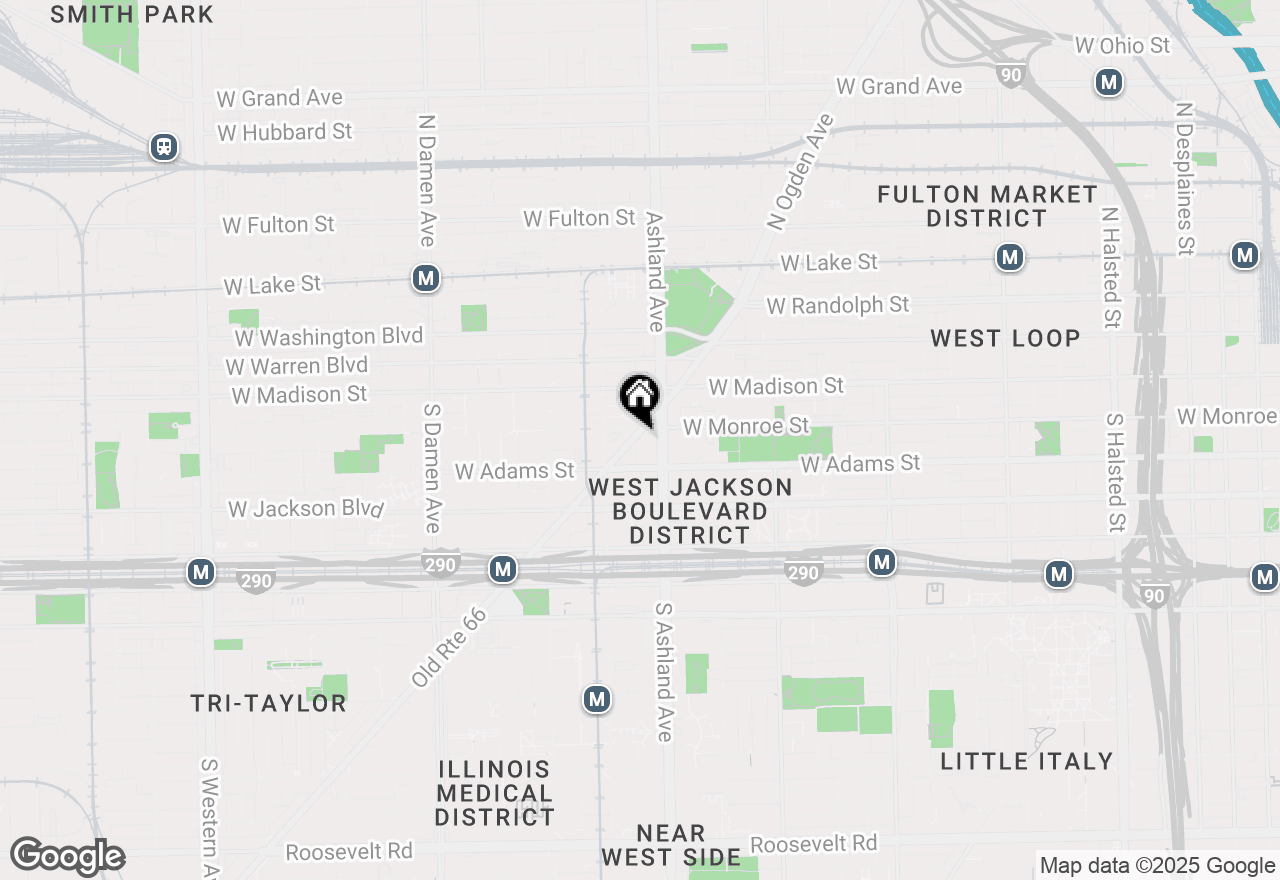 Map of 1645 W Ogden Avenue #432, Chicago, IL 60612