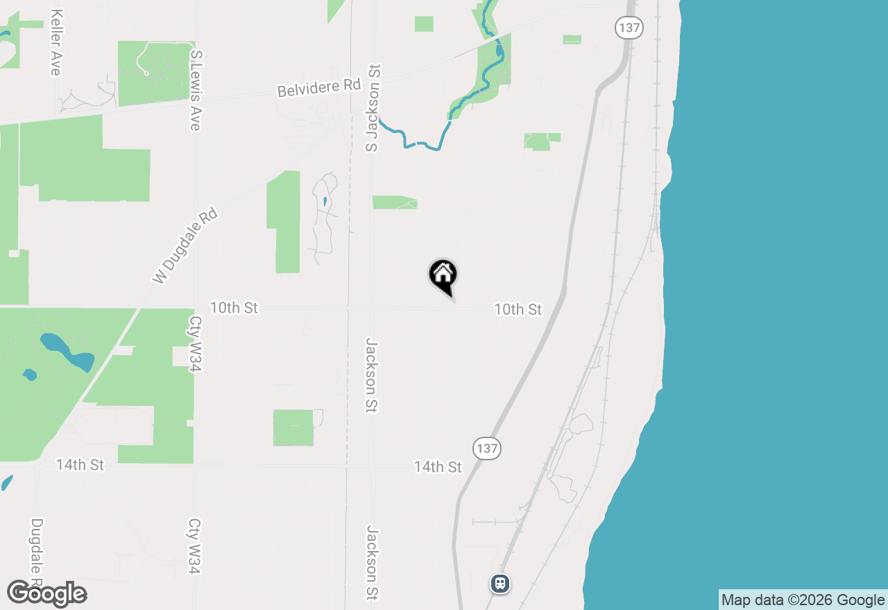 Map of 726 10th Street, Waukegan, IL 60085