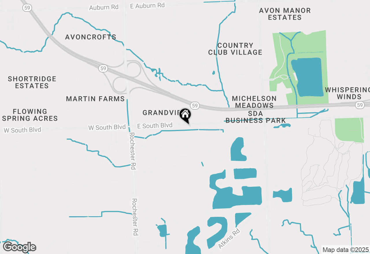 Map of 394 E South Blvd Boulevard, Troy, MI 48085