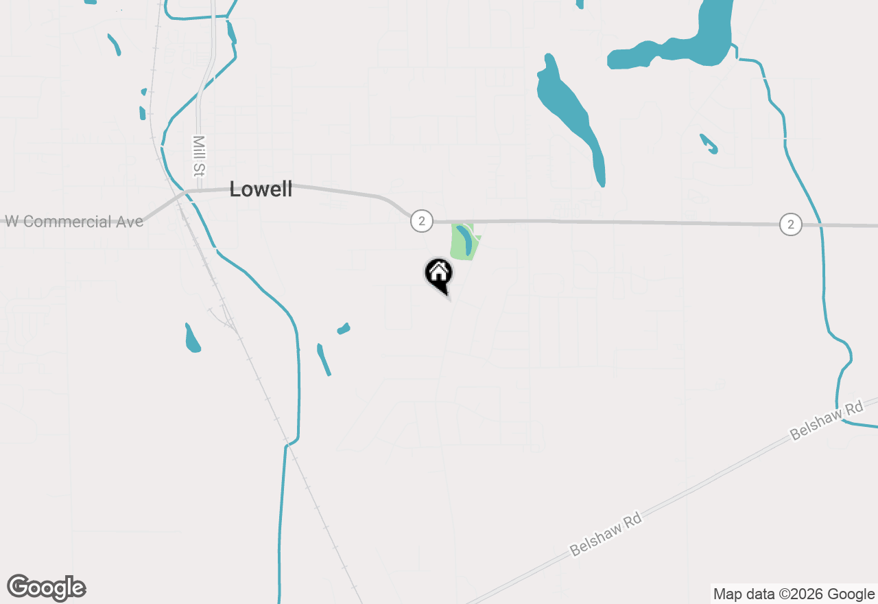 Map of 418 Joe Martin Road, Lowell, IN 46356