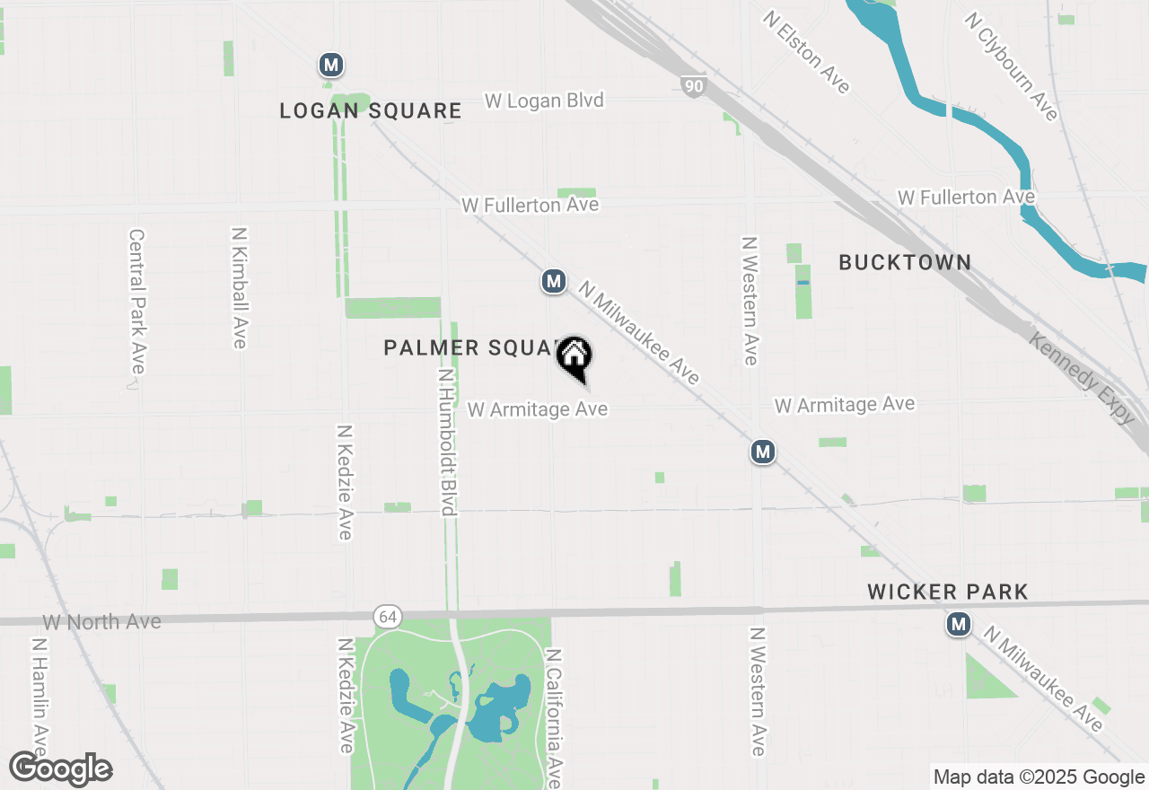 Map of 2765 W Francis Place #2, Chicago, IL 60647