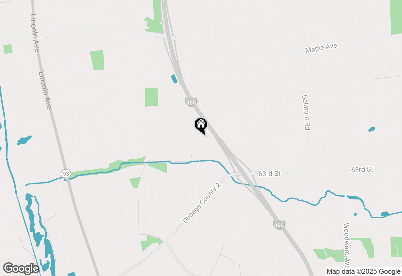 Map of 6100 Allan Drive, Woodridge, IL 60517