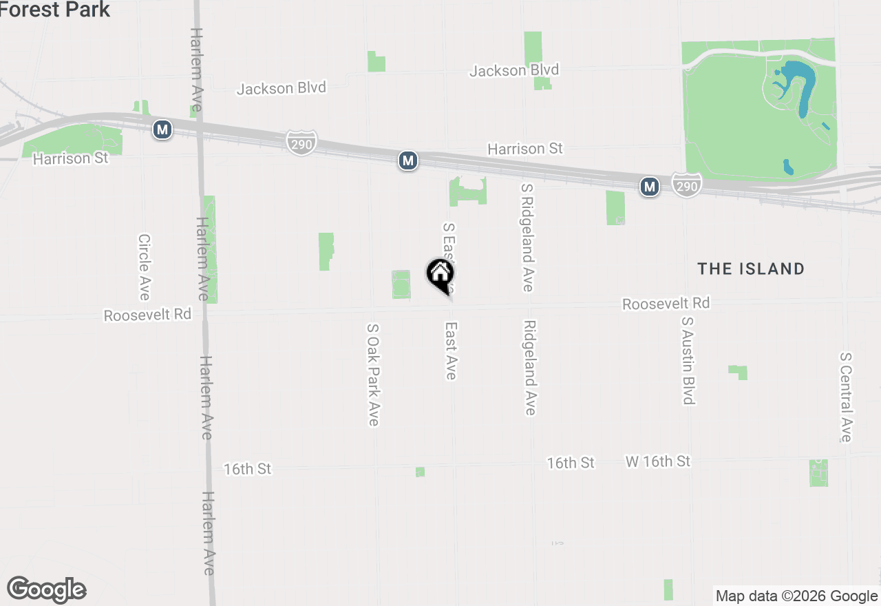 Map of 1192 Clarence Avenue #18, Oak Park, IL 60304