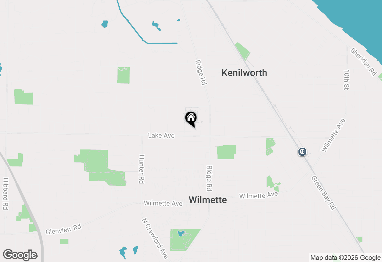 Map of 913 Cambridge Lane, Wilmette, IL 60091