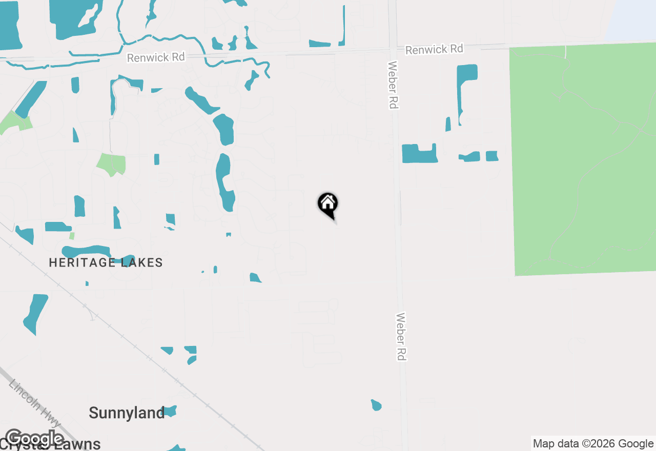 Map of 21022 Longmeadow Drive, Crest Hill, IL 60403