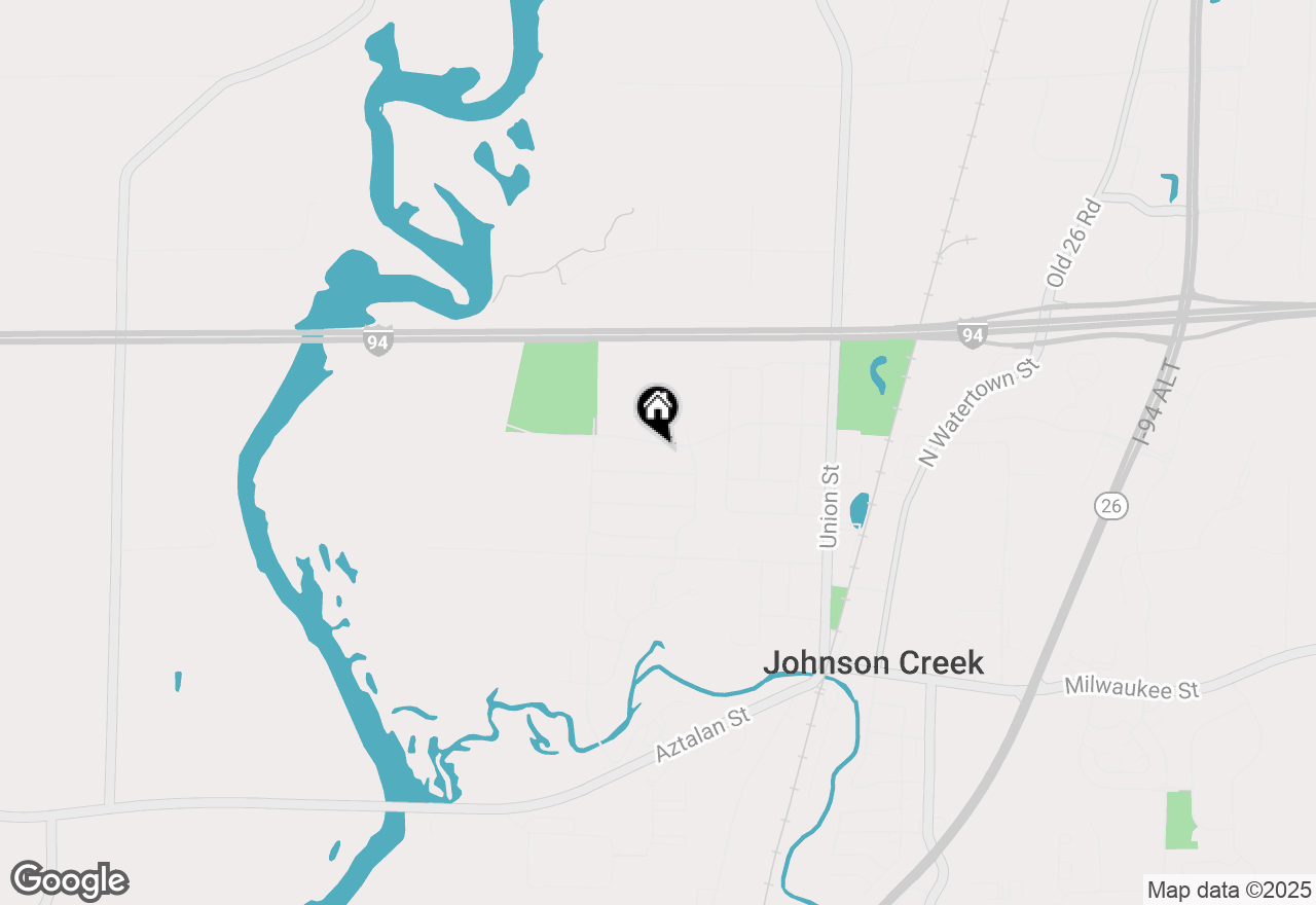 Map of 413 Midge St, Johnson Creek, WI 53038