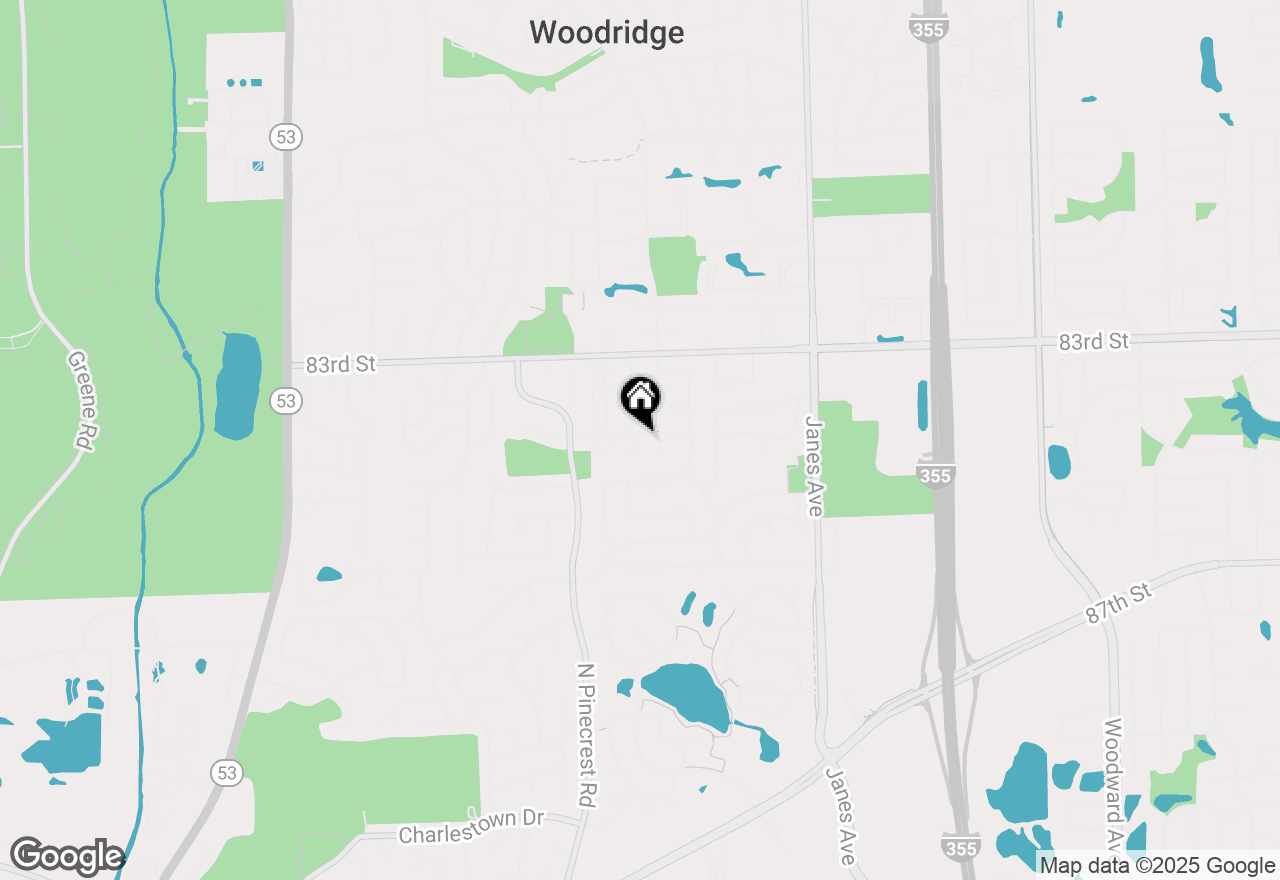 Map of 8401 Adbeth Avenue, Woodridge, IL 60517
