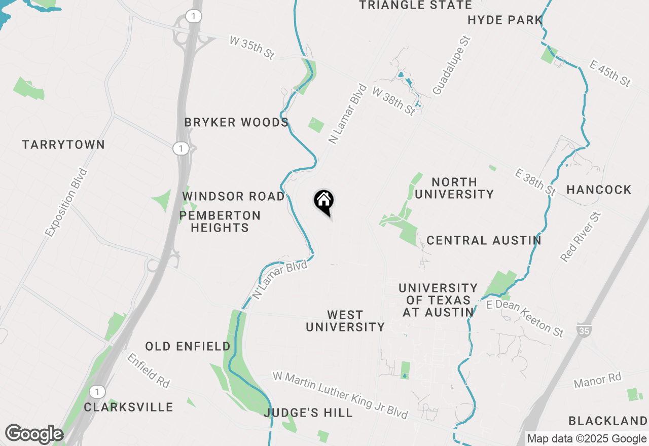 Map of 2800 Pearl Dr, Austin, TX 78705