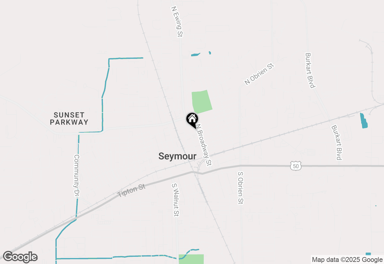 Map of 400 N Ewing Street, Seymour, IN 47274