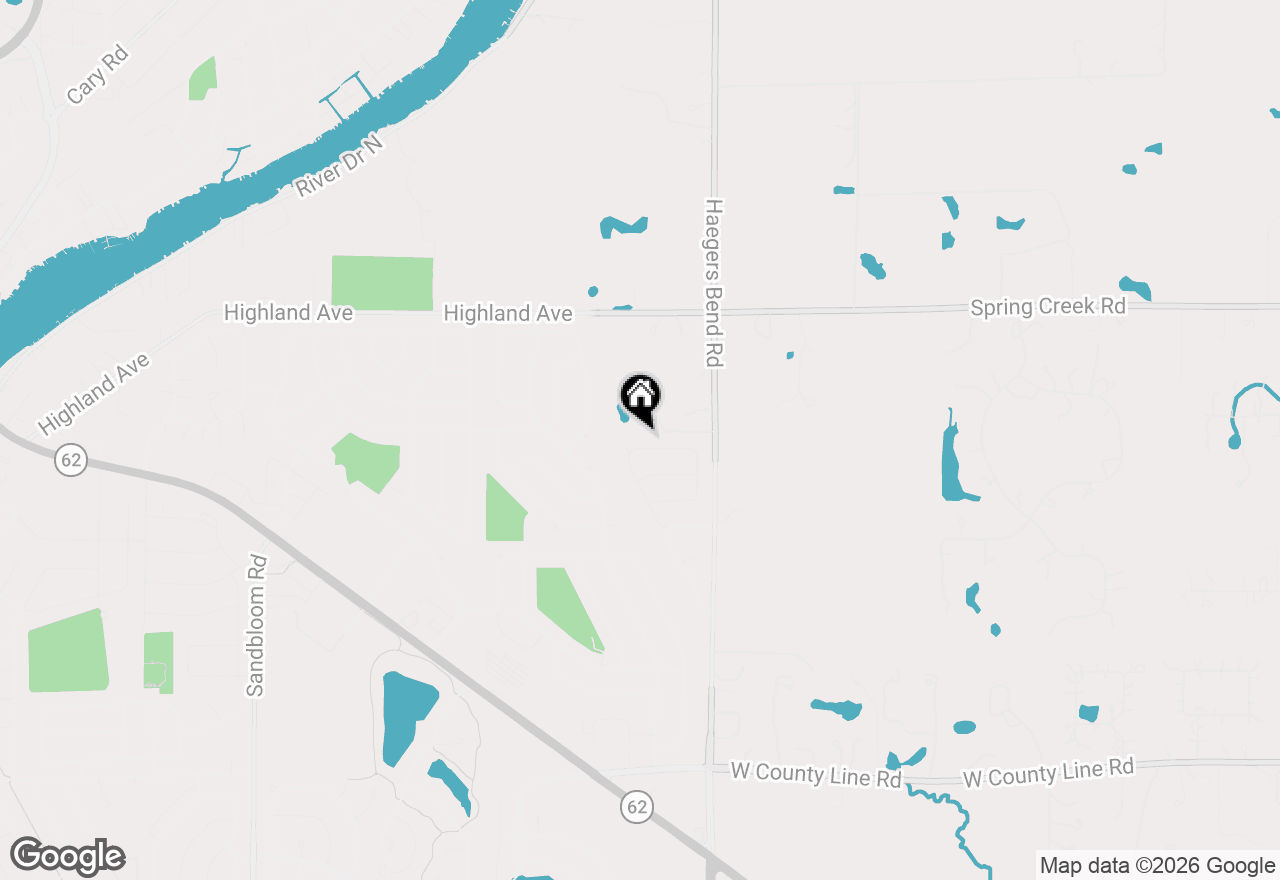 Map of 2230 Buckthorn Drive, Algonquin, IL 60102