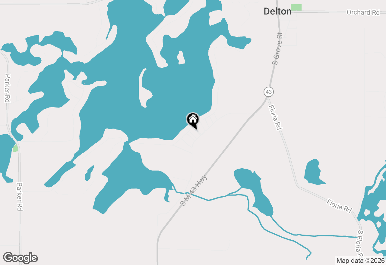 Map of 6726 Island Drive, Delton, MI 49046