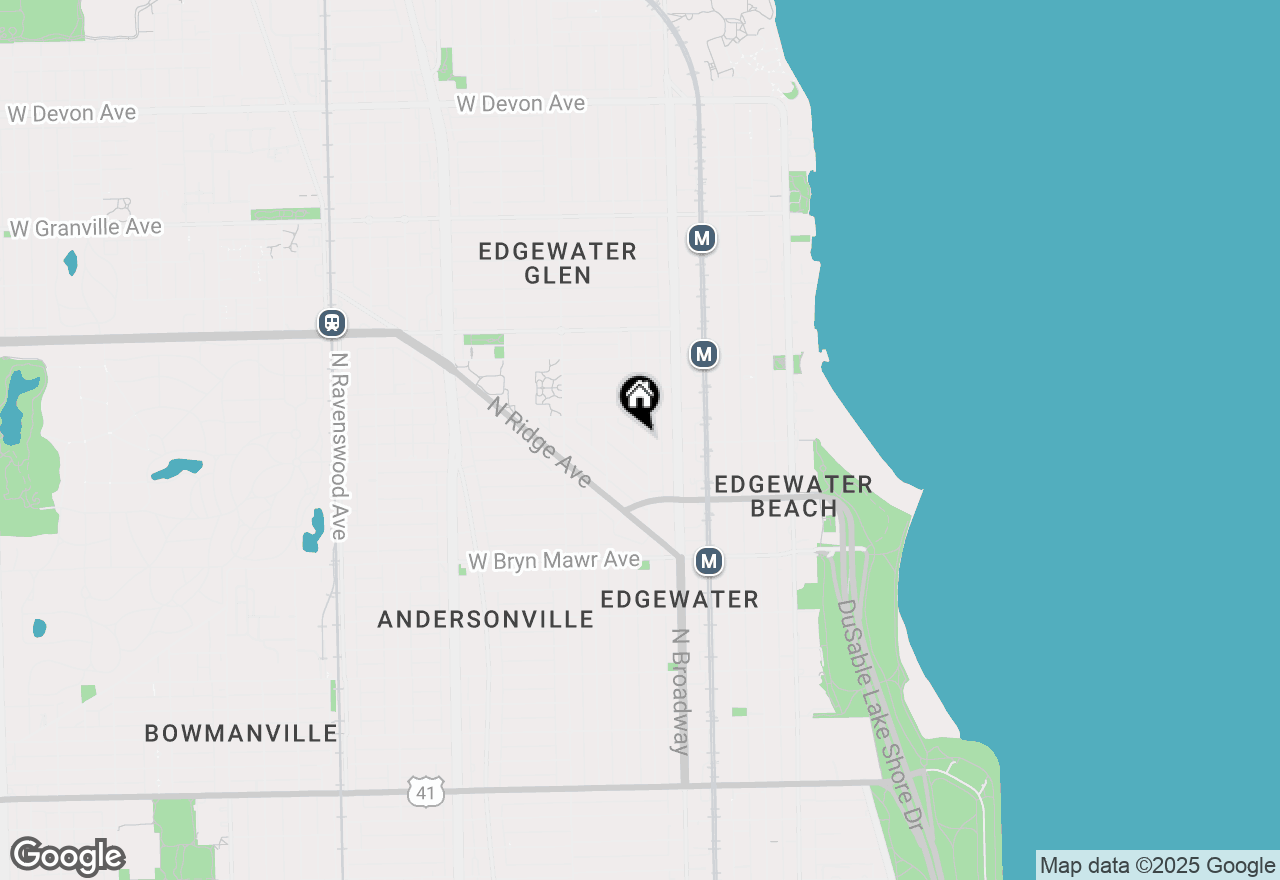 Map of 5812 N Magnolia Avenue #2, Chicago, IL 60660