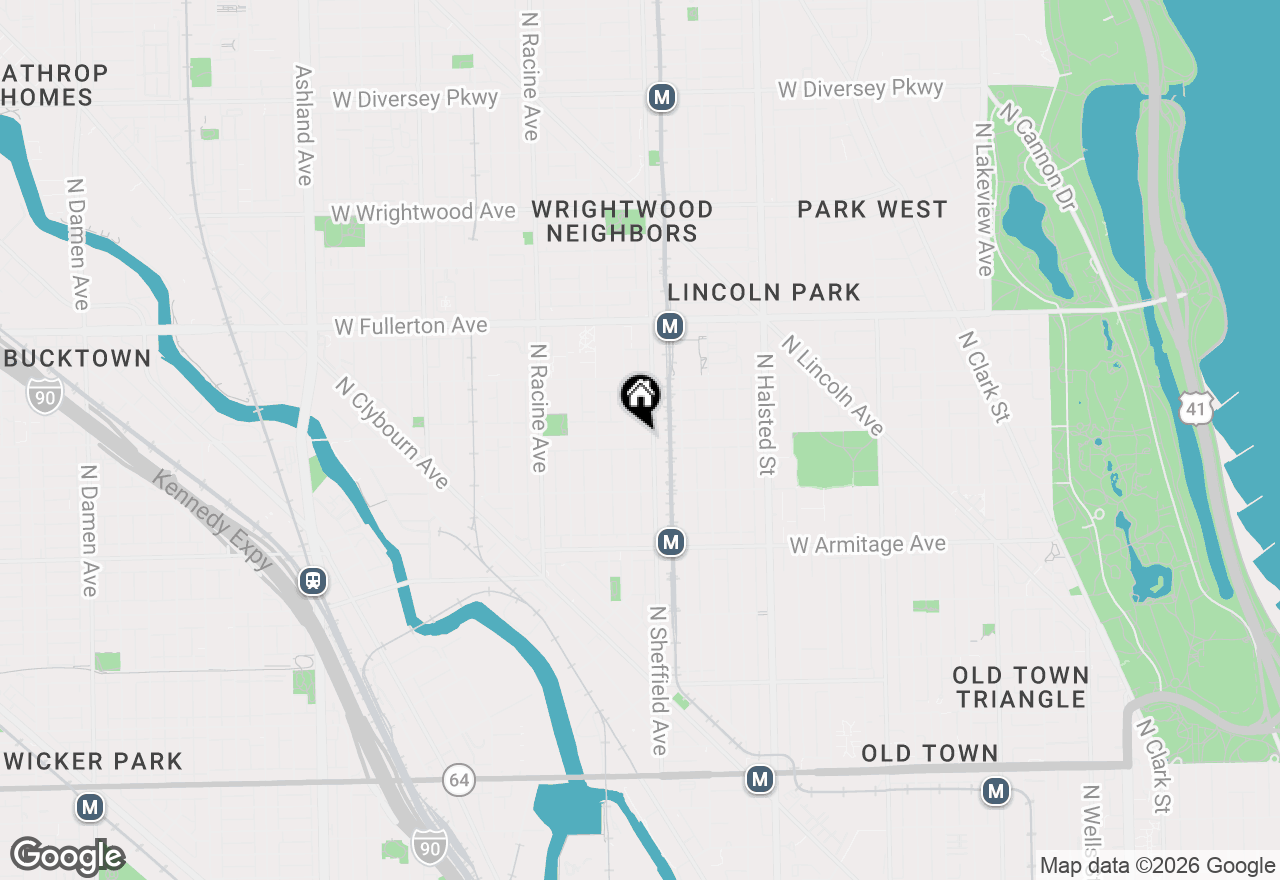 Map of 1013 W Webster Avenue #7, Chicago, IL 60614