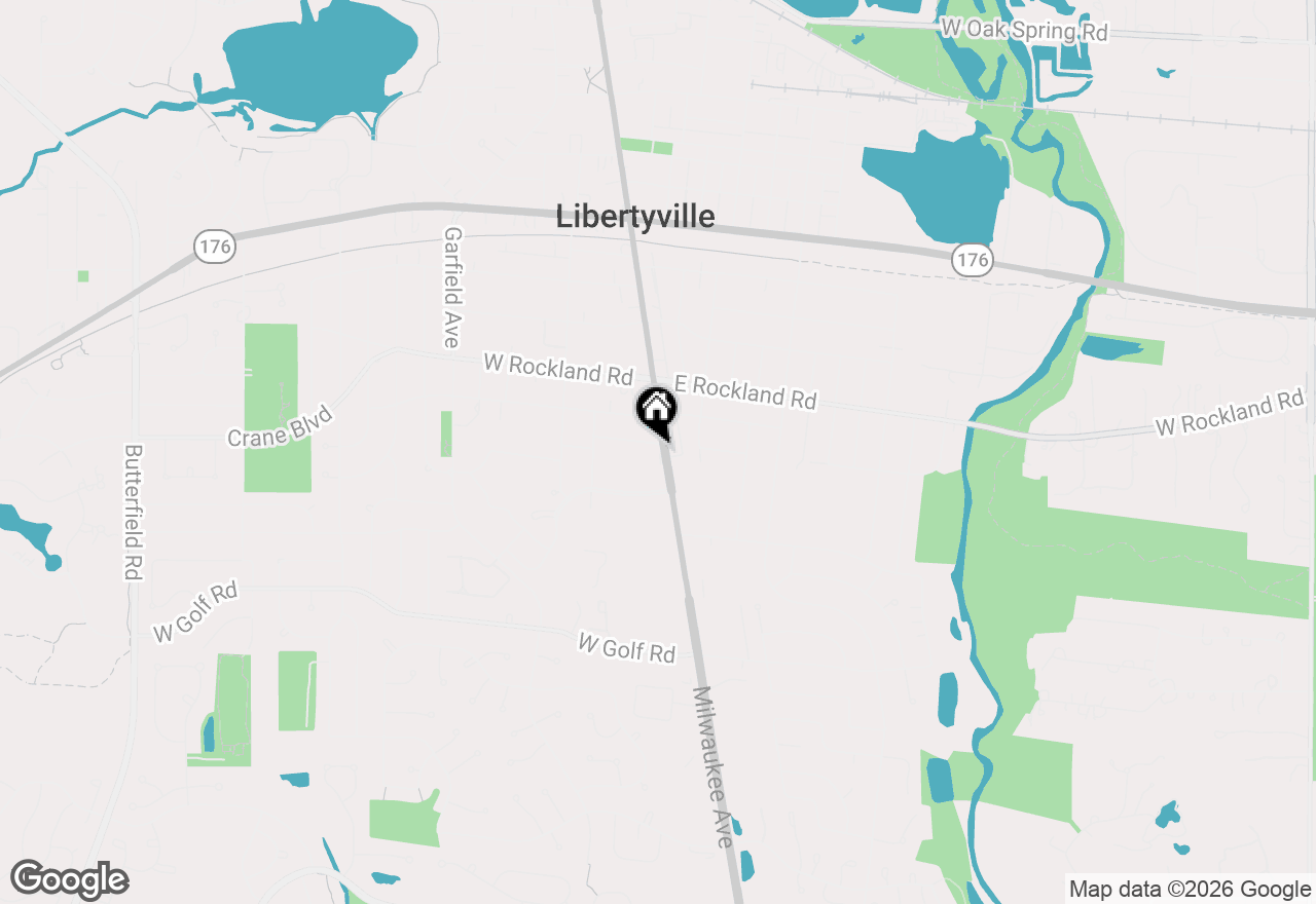 Map of 705 S Milwaukee Avenue #110, Libertyville, IL 60048