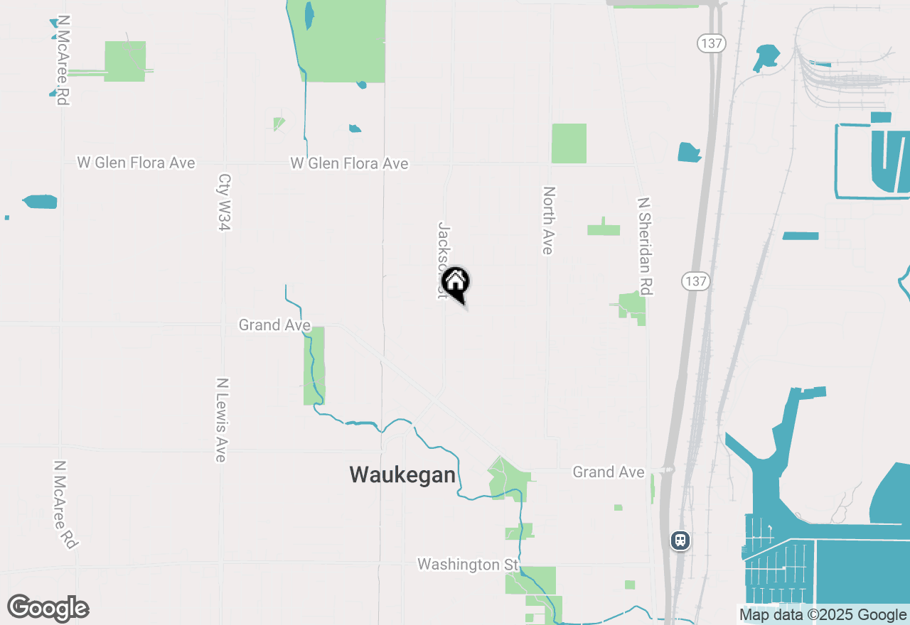 Map of 800 Chestnut Street, Waukegan, IL 60085