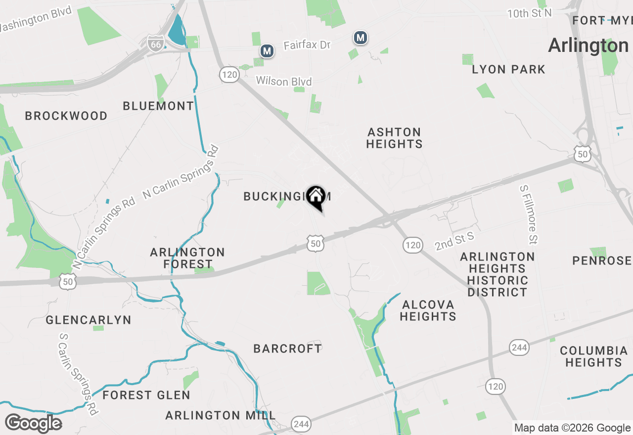 Map of 4324 2nd Road N #2, Arlington, VA 22203
