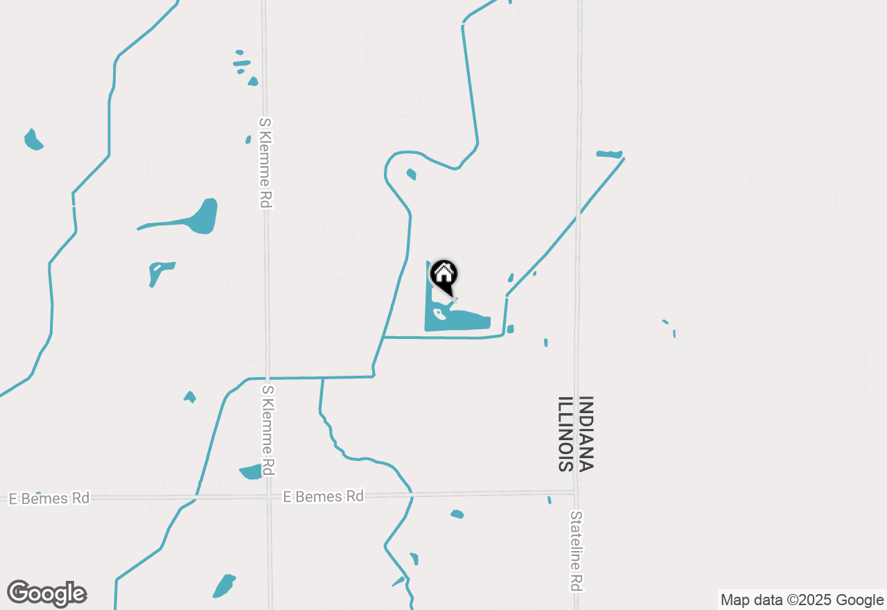 Map of 3321 E Reichert Drive, Crete, IL 60417