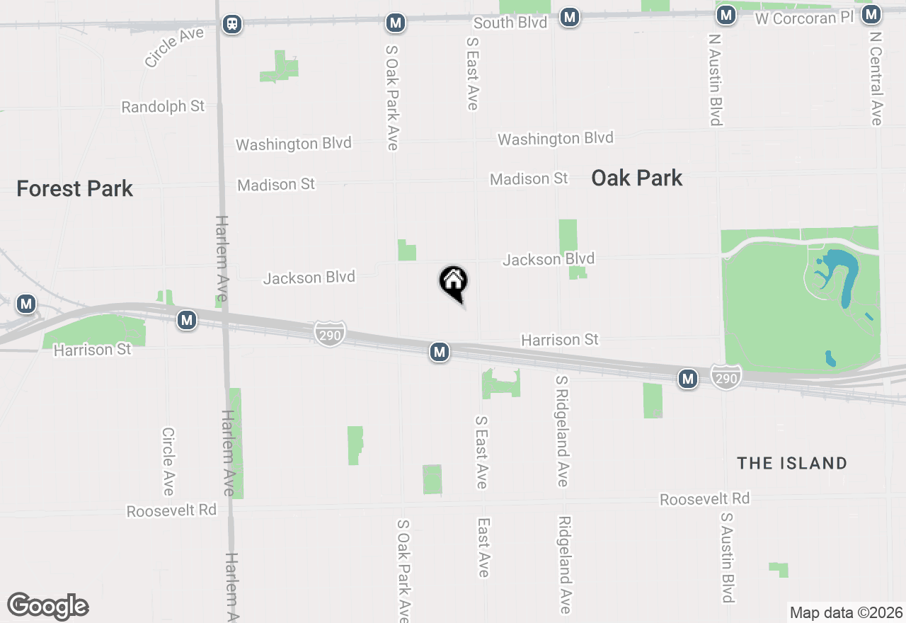 Map of 811 Clarence Avenue, Oak Park, IL 60304