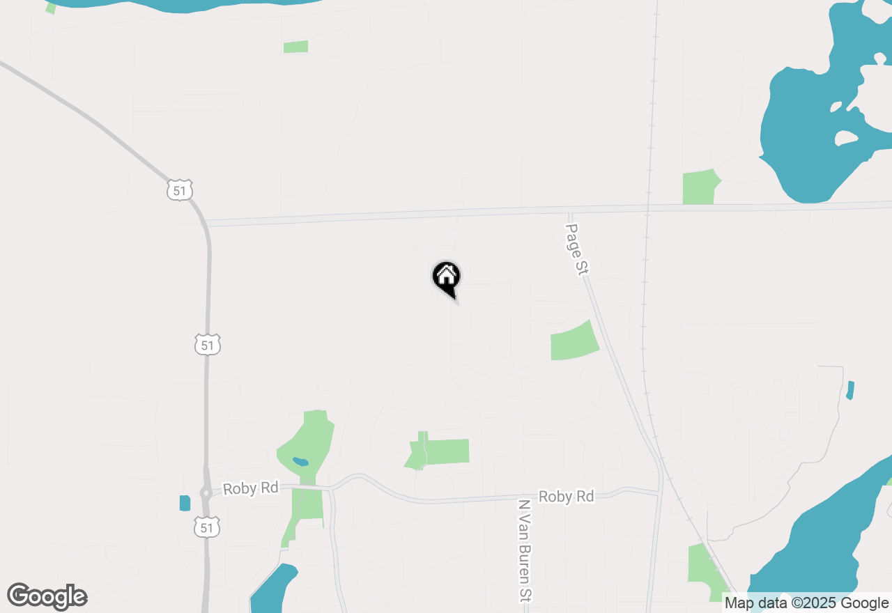 Map of 1824-28 Lincoln Avenue, Stoughton, WI 53589