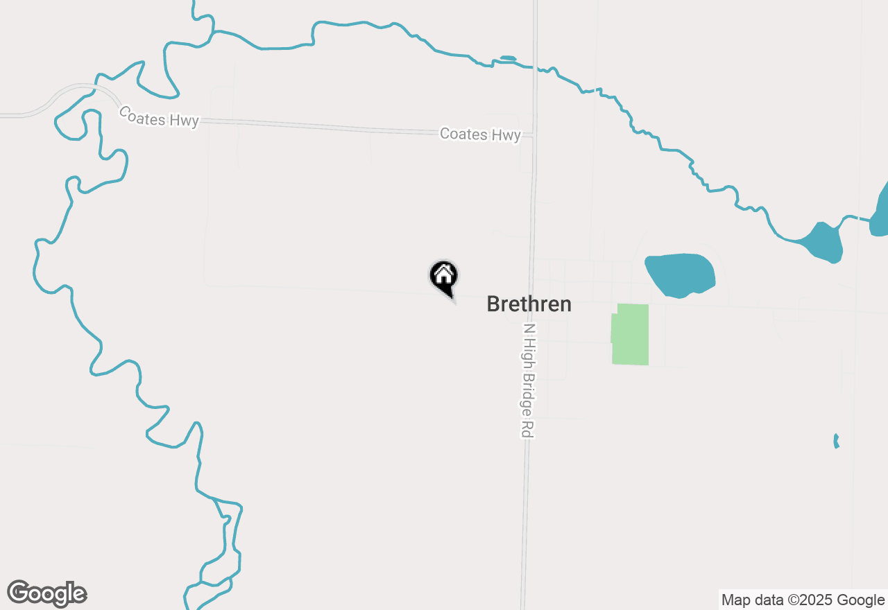 Map of 13798 Graf Road, Brethren, MI 49619