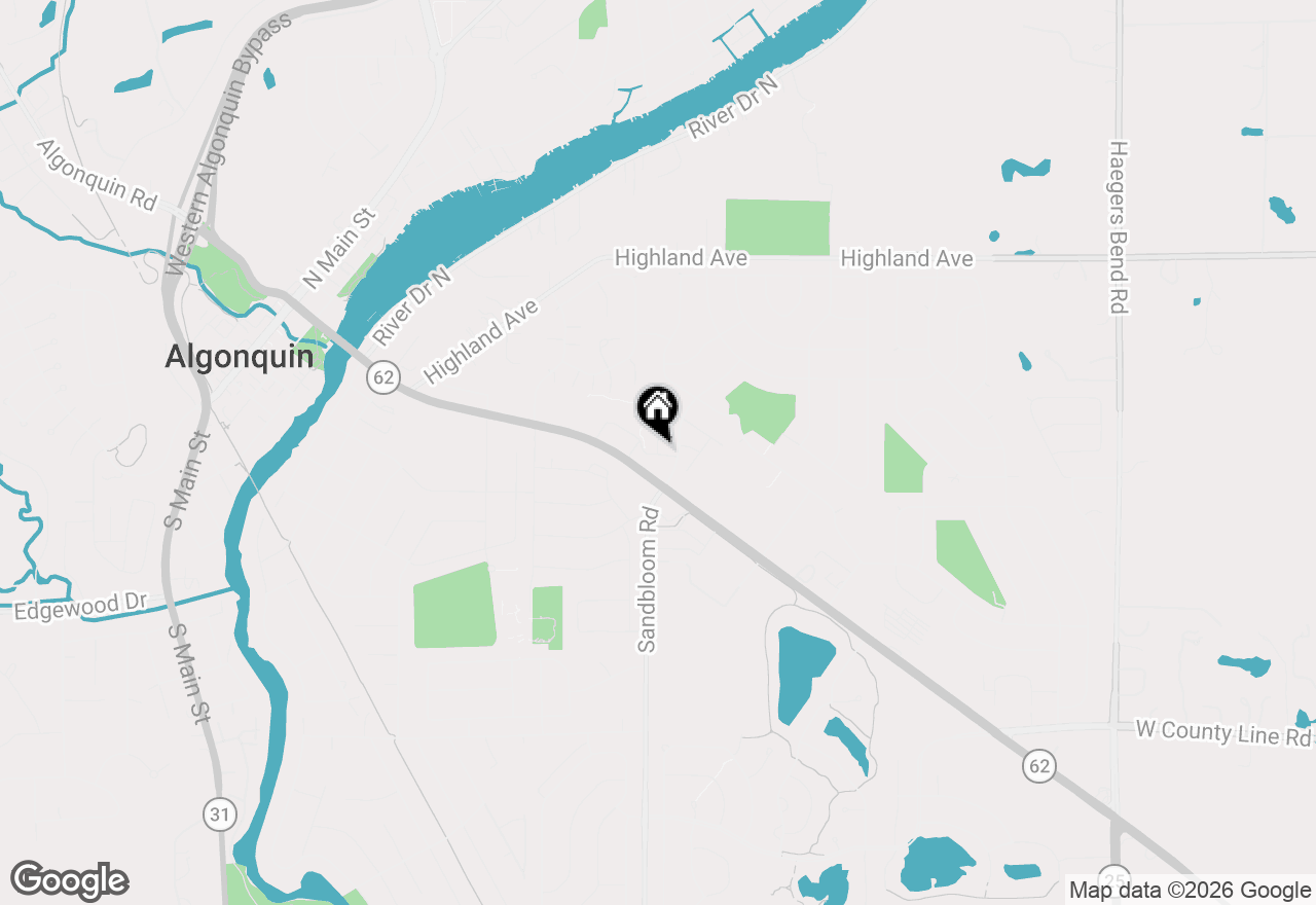 Map of 404 Ballard Drive, Algonquin, IL 60102