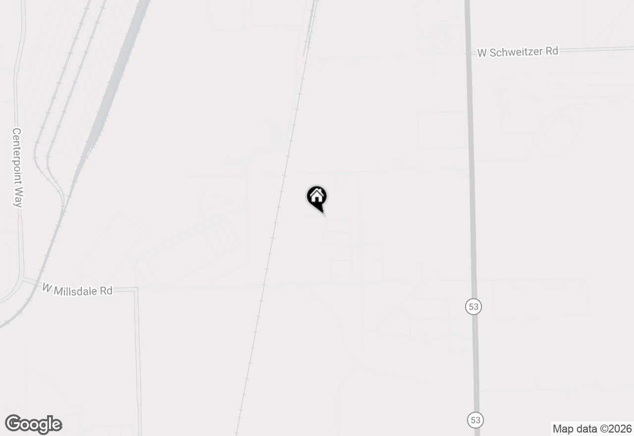 Map of 510 Adirondack Court, Joliet, IL 60436