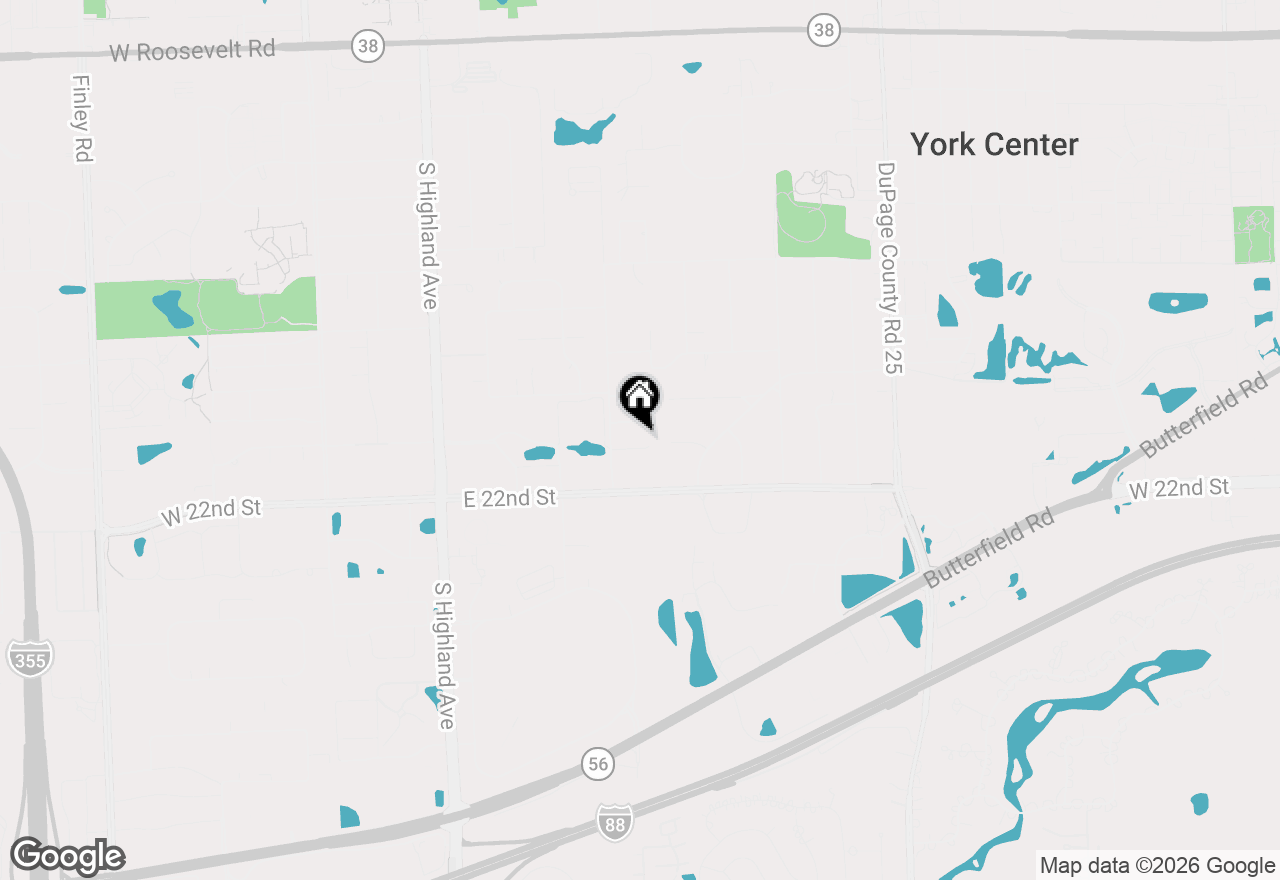 Map of 532 Fairfield Court, Lombard, IL 60148