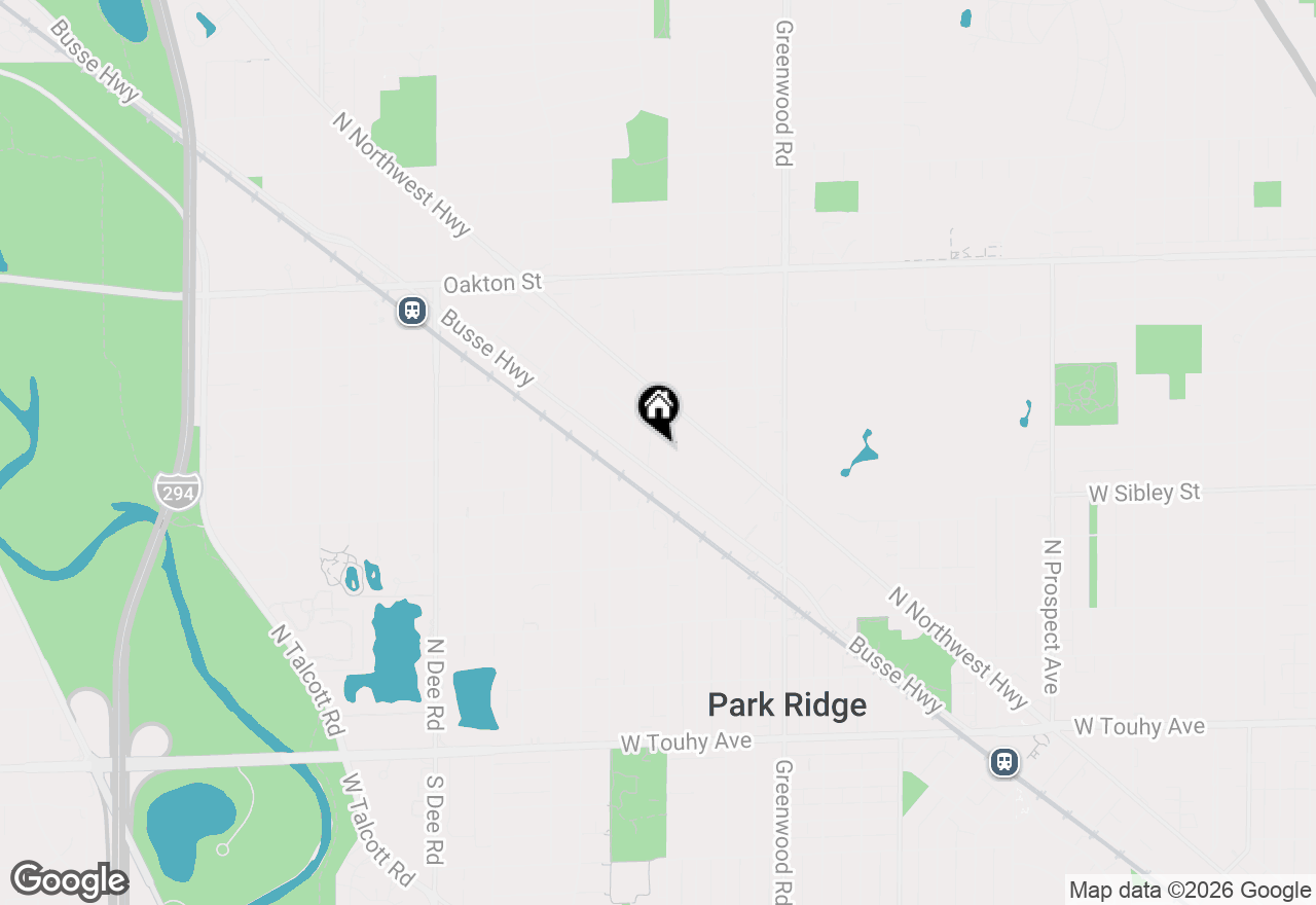 Map of 706 N Western Avenue #B, Park Ridge, IL 60068