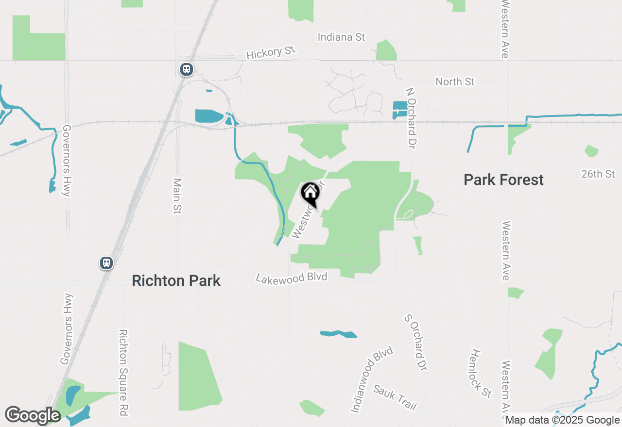 Map of 189 Westwood Drive, Park Forest, IL 60466