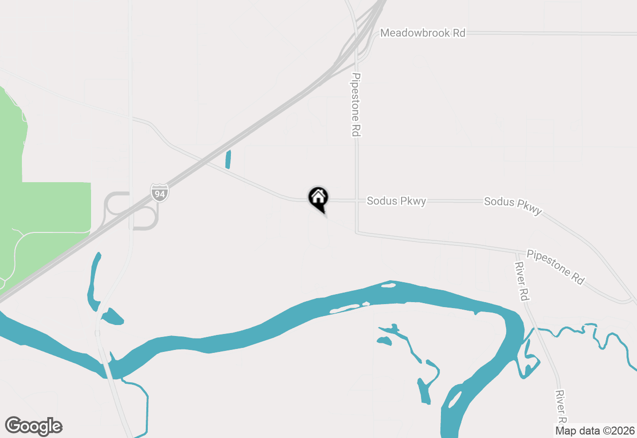 Map of 1536 E Nickerson Avenue, Benton Harbor, MI 49022