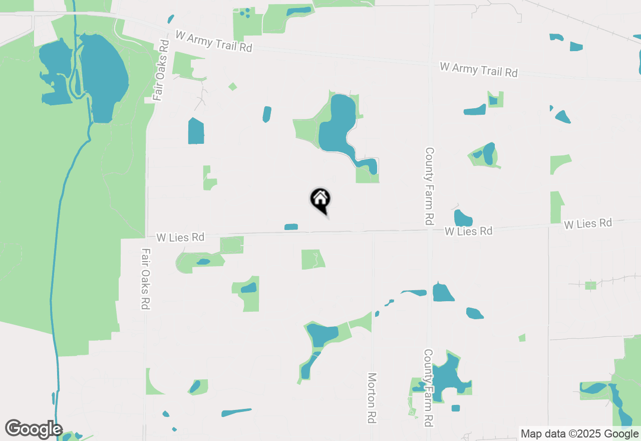 Map of 1164 Winding Glen Drive, Carol Stream, IL 60188
